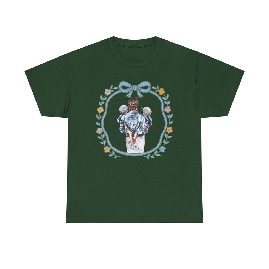 Mom of Boys Unisex Heavy Cotton Tee
