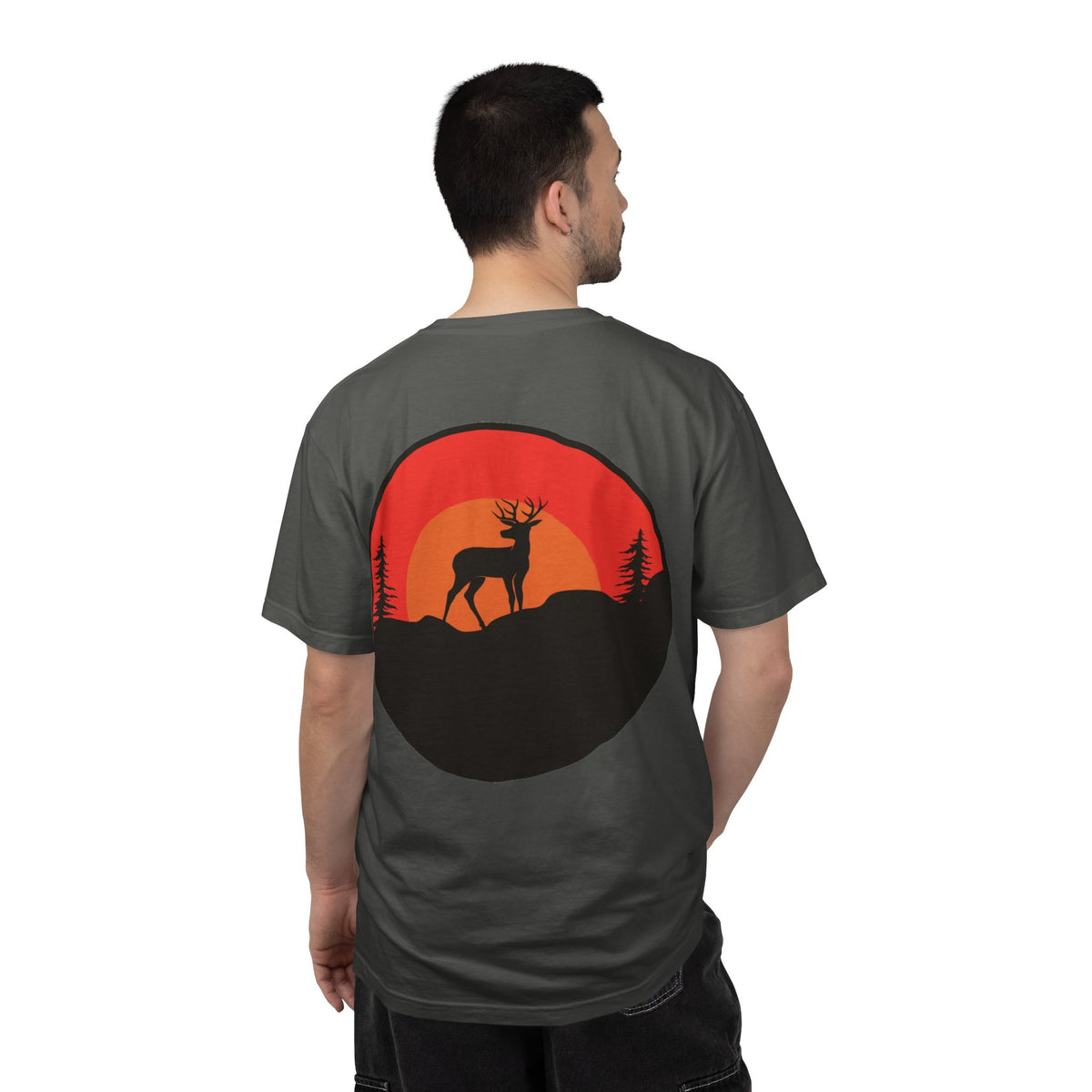 Wild Worn Free Sunset Buck T-shirt