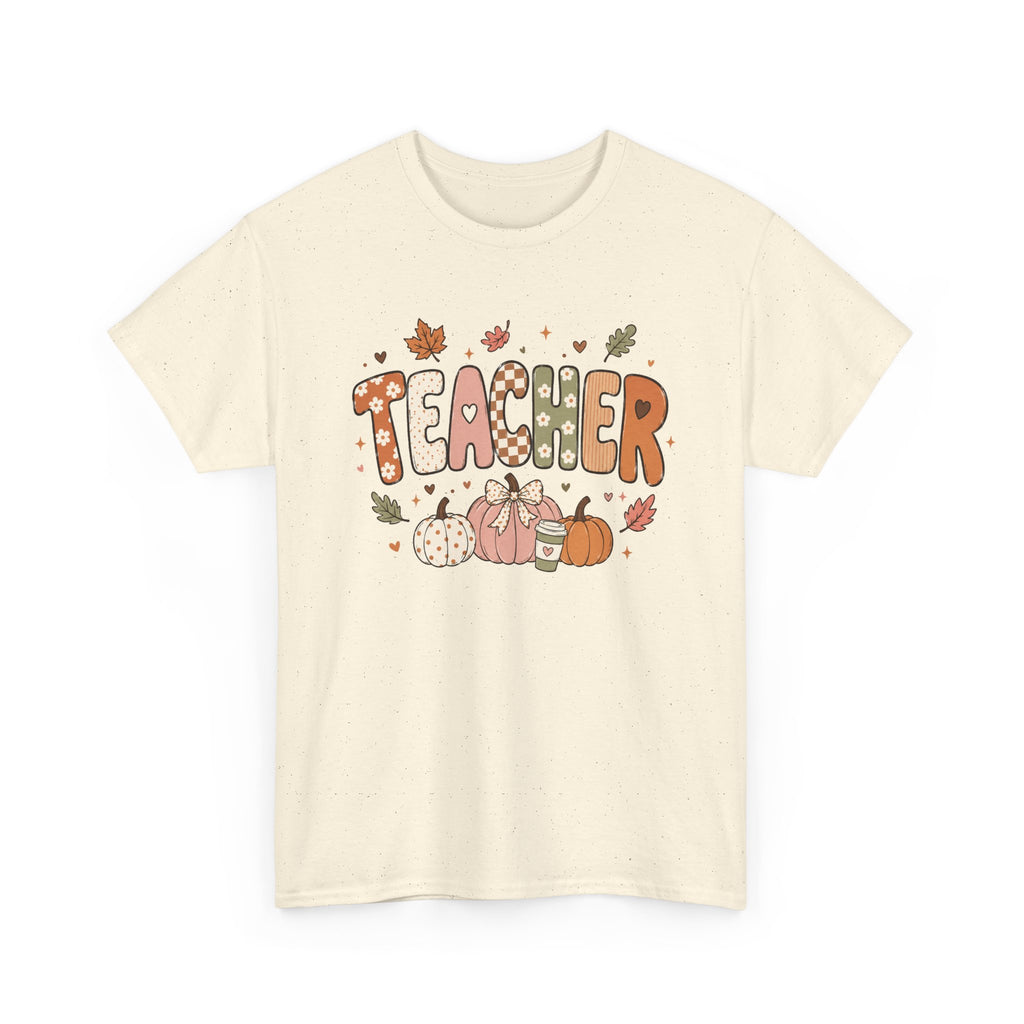 Teacher Fall Unisex Heavy Cotton Tee