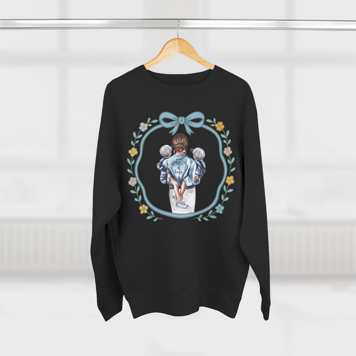 Mom of Boys Unisex Crewneck Sweatshirt
