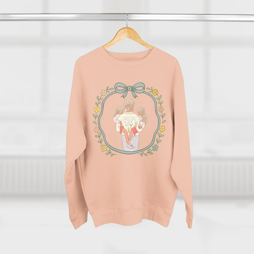 Unisex Girl Mom Crewneck Sweatshirt