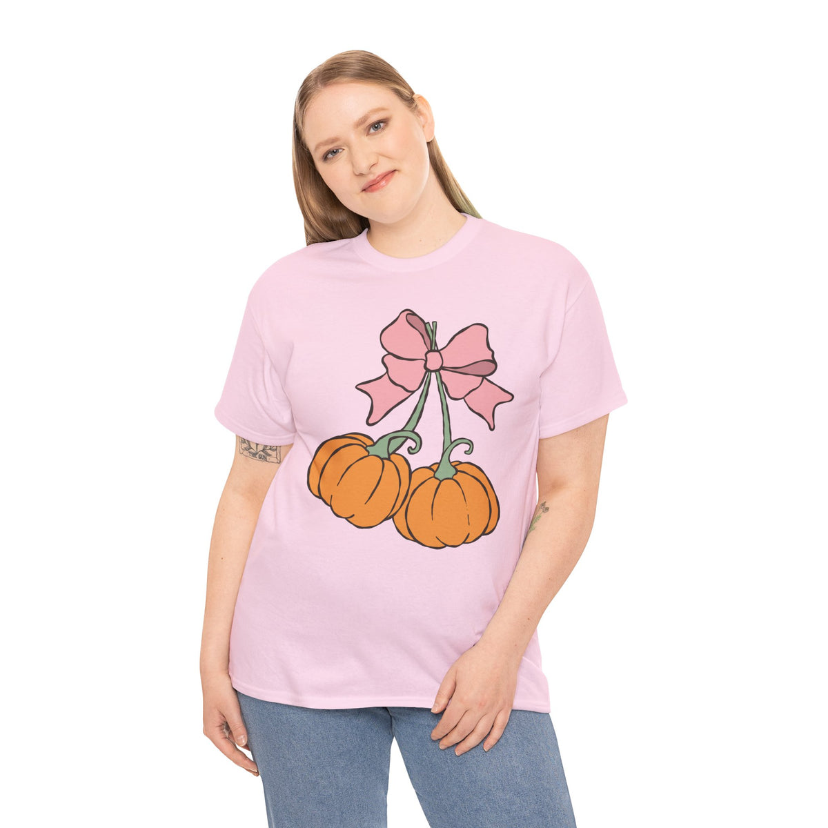 Pumpkin Girly Tee