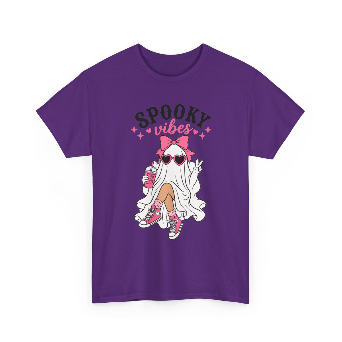 Spooky Vibes Unisex Heavy Cotton Tee