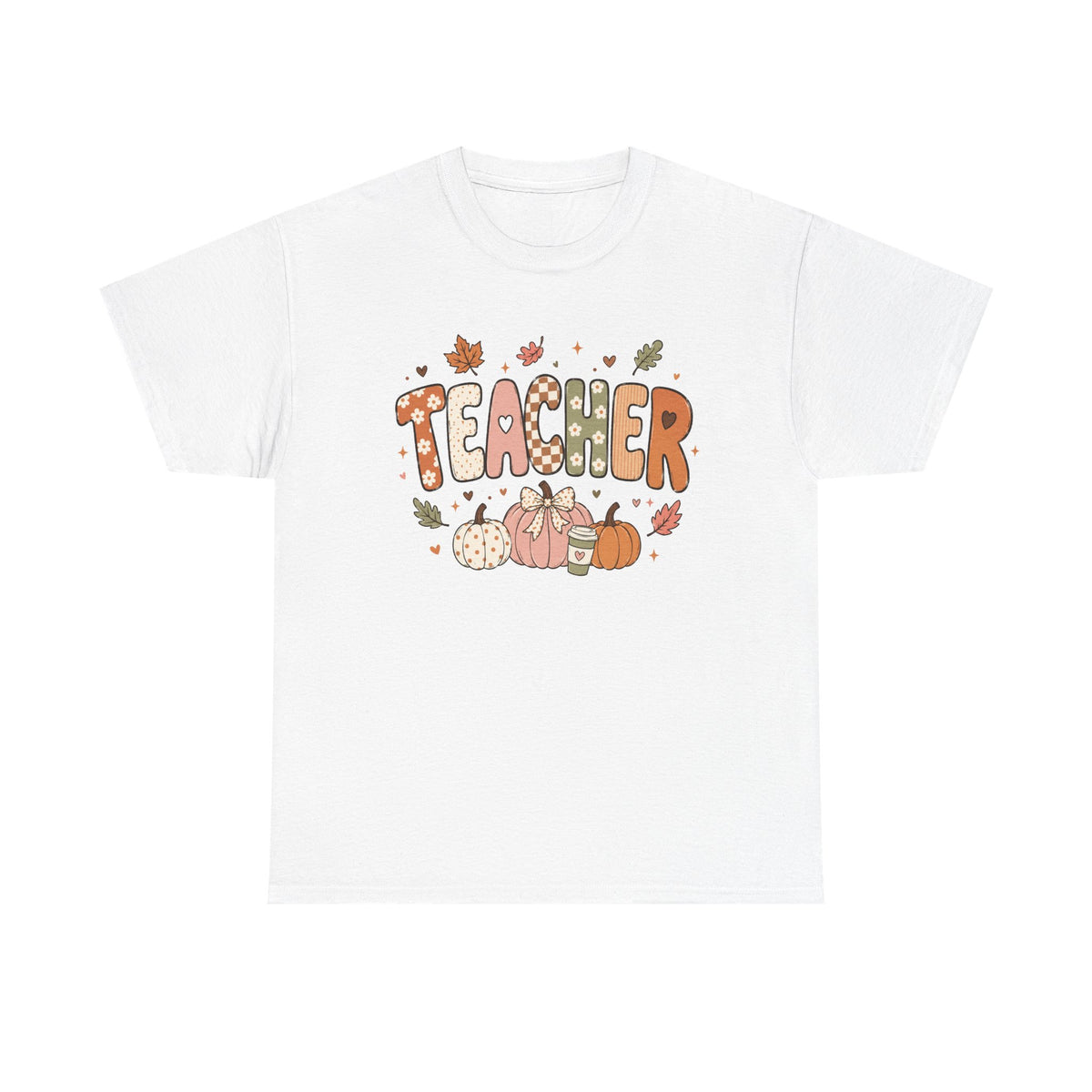 Teacher Fall Unisex Heavy Cotton Tee