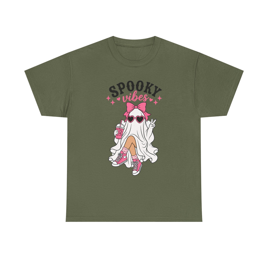 Spooky Vibes Unisex Heavy Cotton Tee