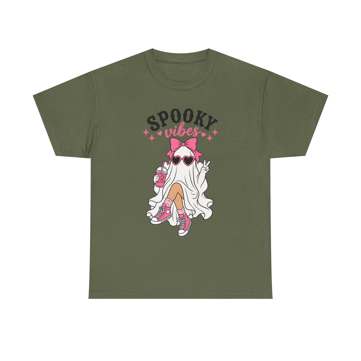 Spooky Vibes Unisex Heavy Cotton Tee