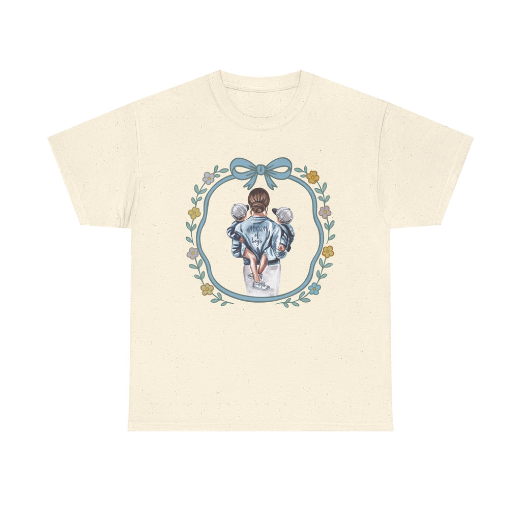 Mom of Boys Unisex Heavy Cotton Tee
