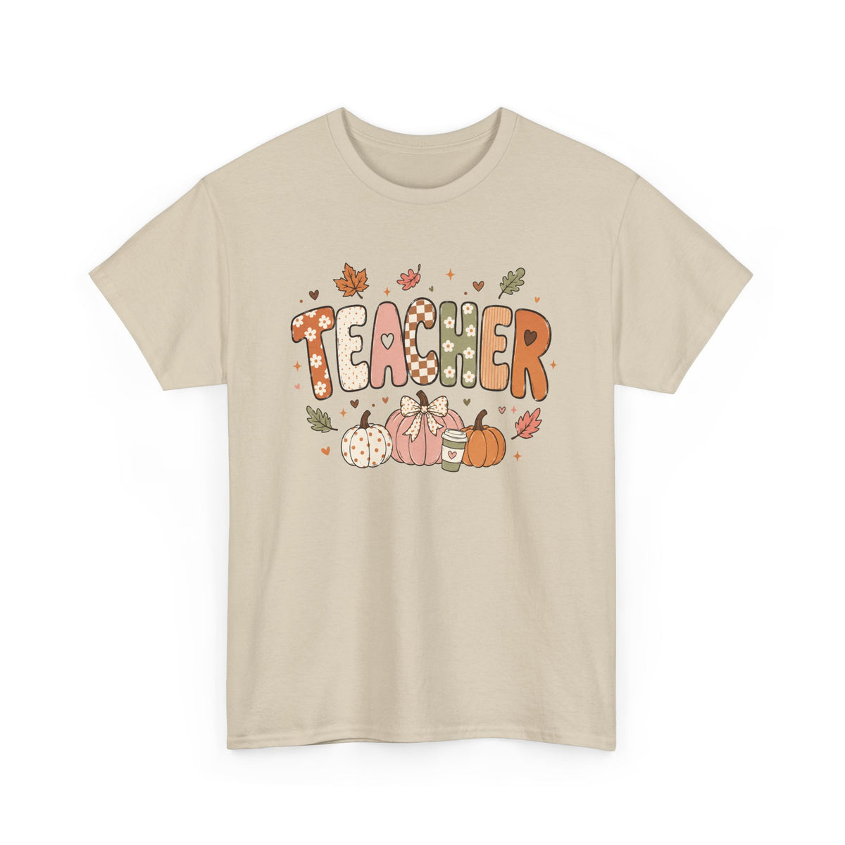 Teacher Fall Unisex Heavy Cotton Tee