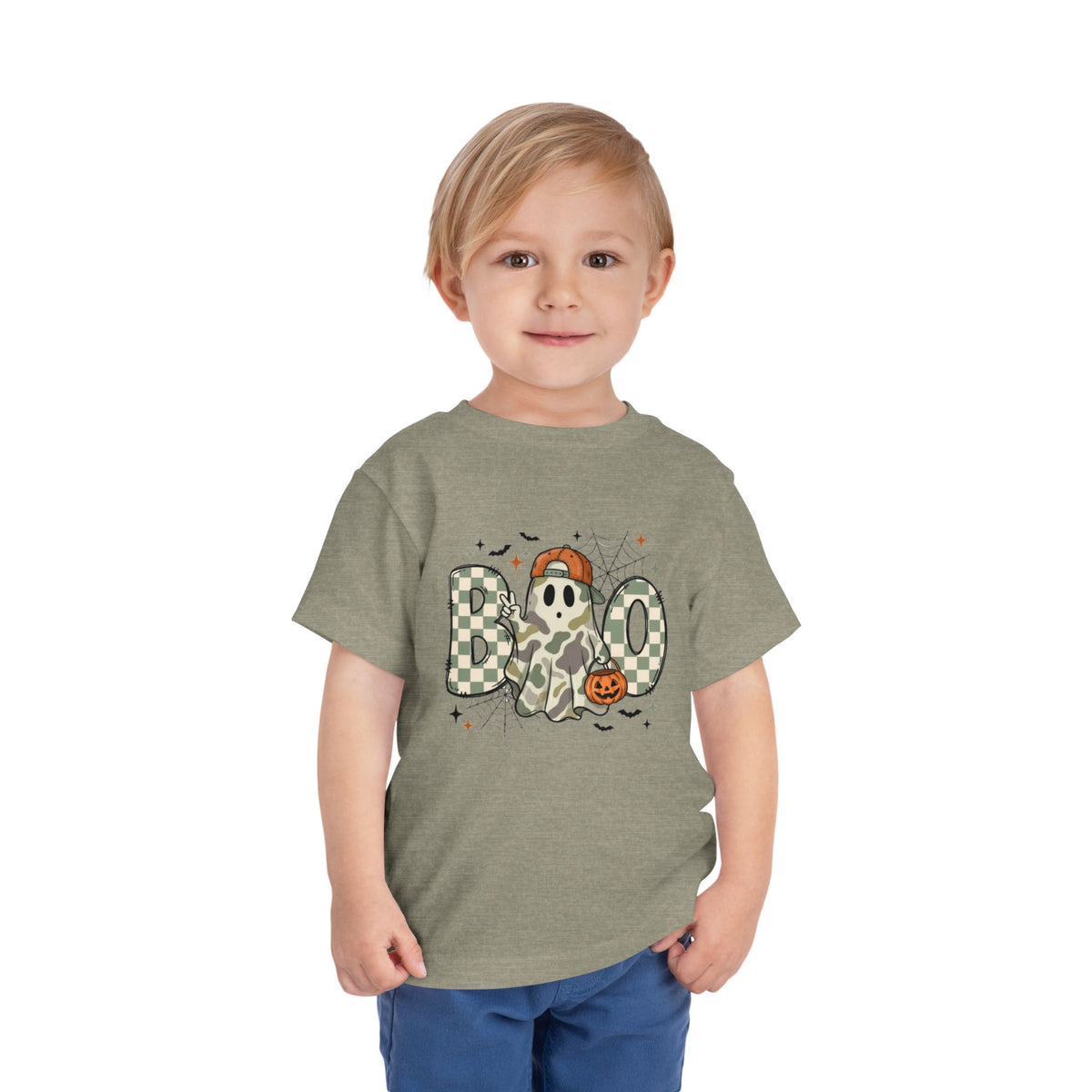 Boo Camo Ghost Toddler Tee