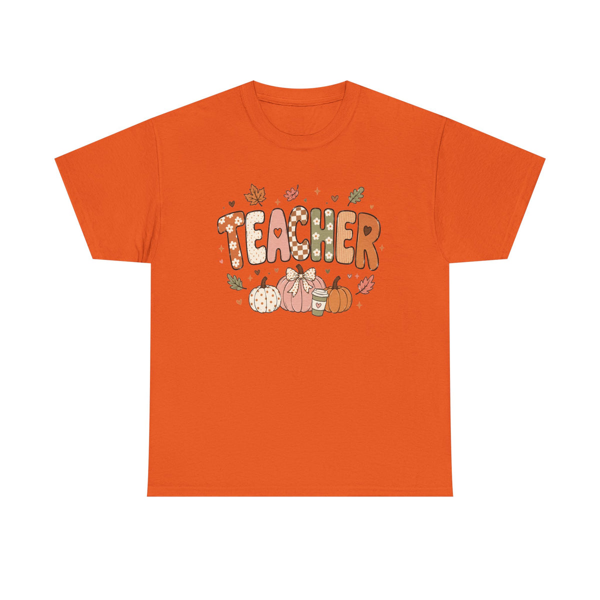 Teacher Fall Unisex Heavy Cotton Tee