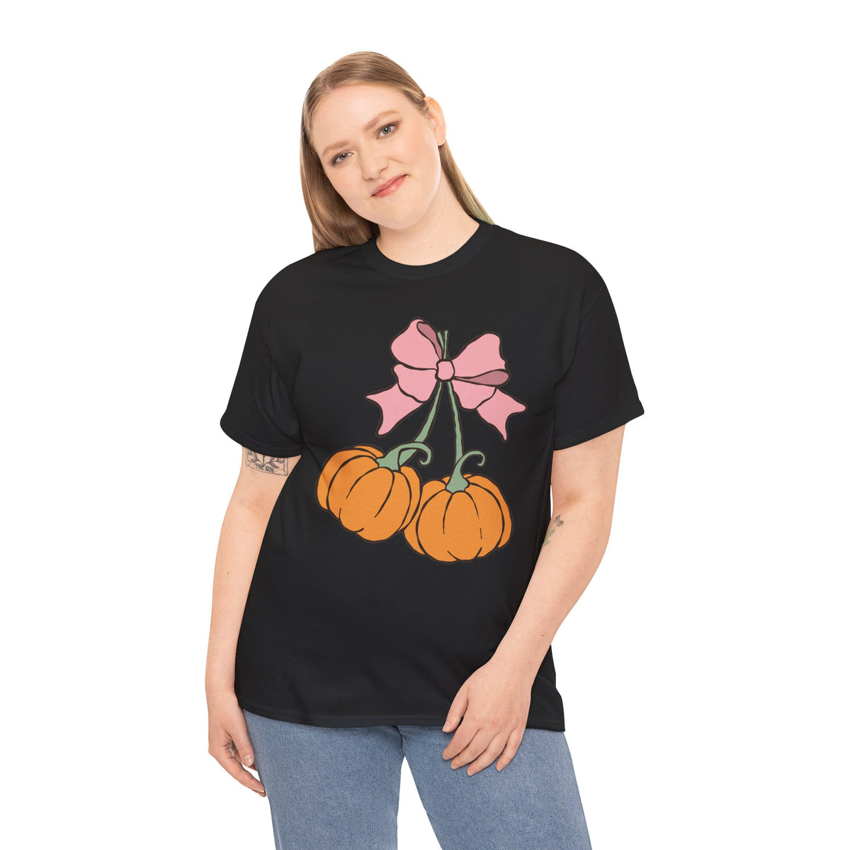 Pumpkin Girly Tee