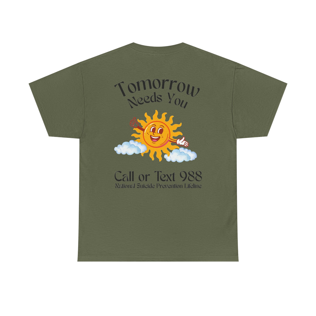 Tomorrow Needs You Unisex Heavy Cotton Tee