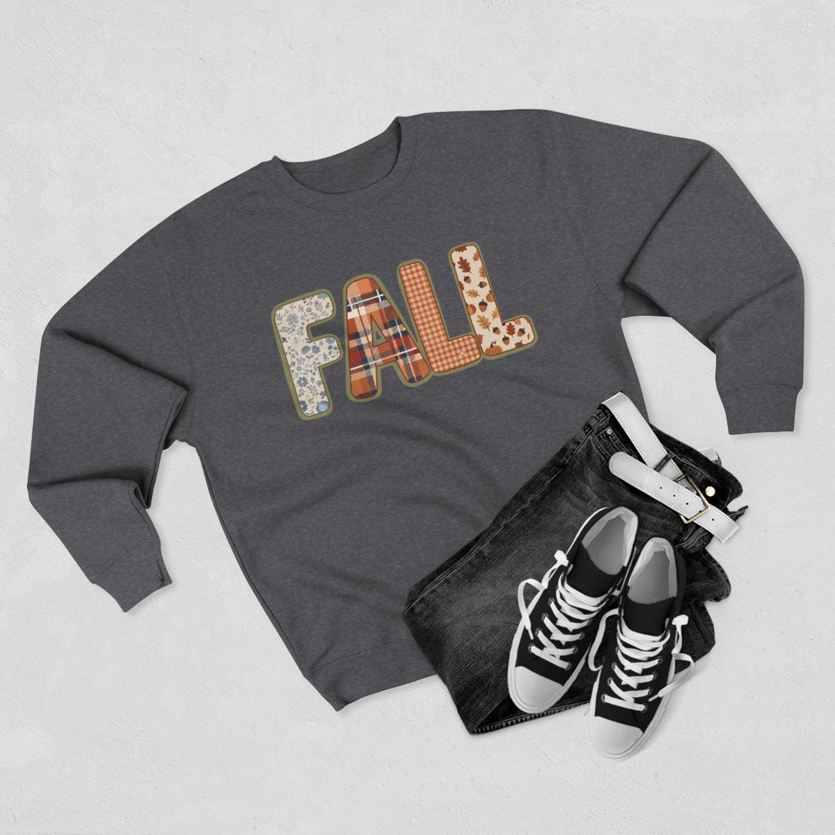 Stitched Look FALL Unisex Crewneck Sweatshirt