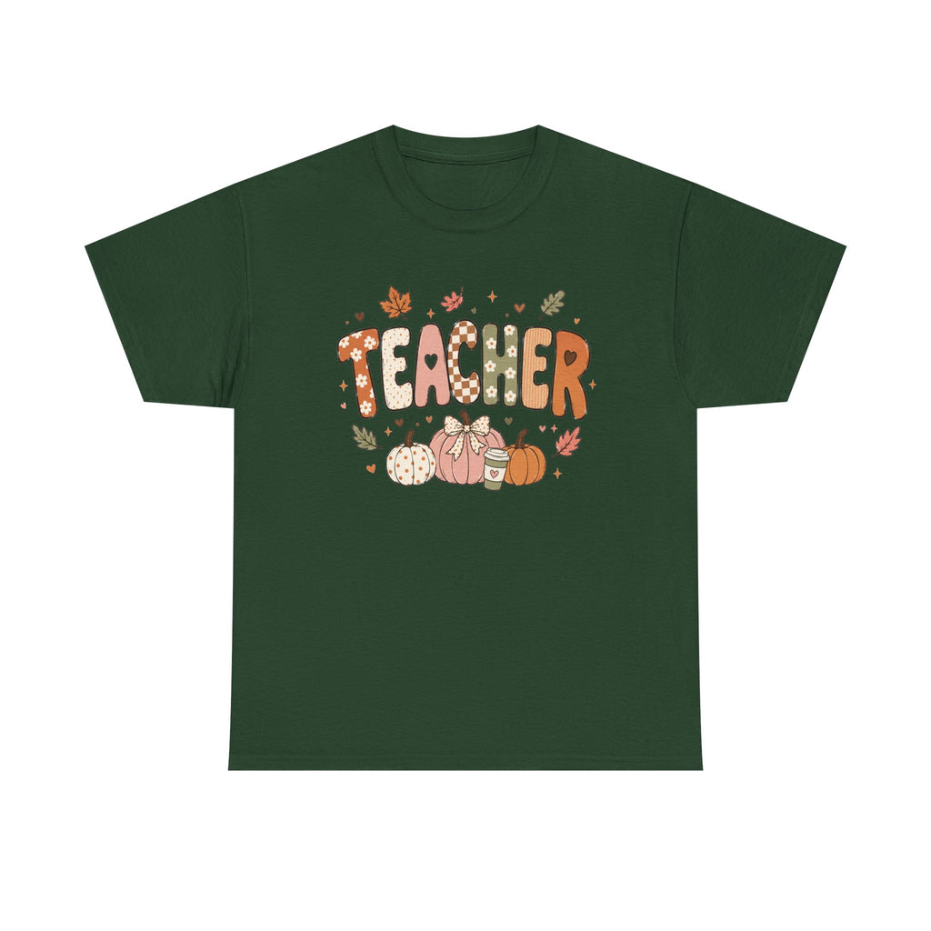 Teacher Fall Unisex Heavy Cotton Tee