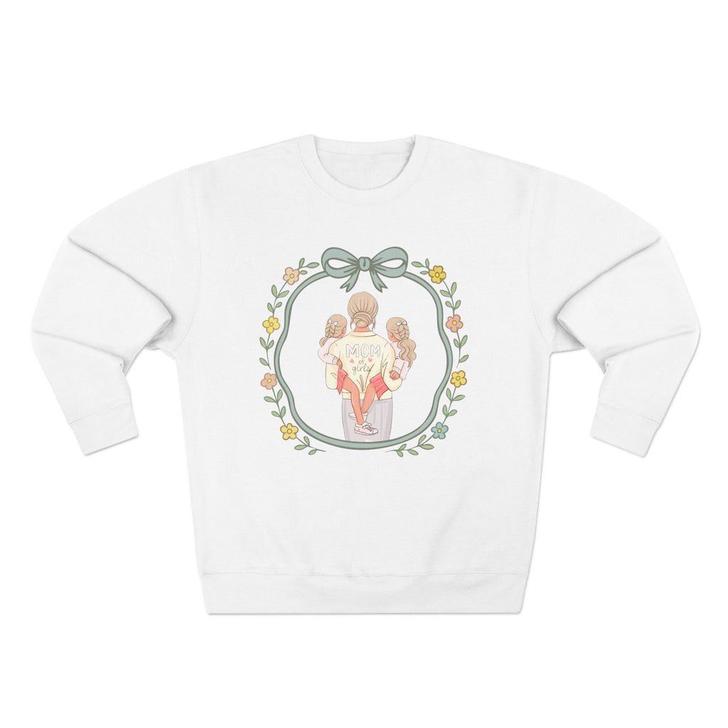 Unisex Girl Mom Crewneck Sweatshirt