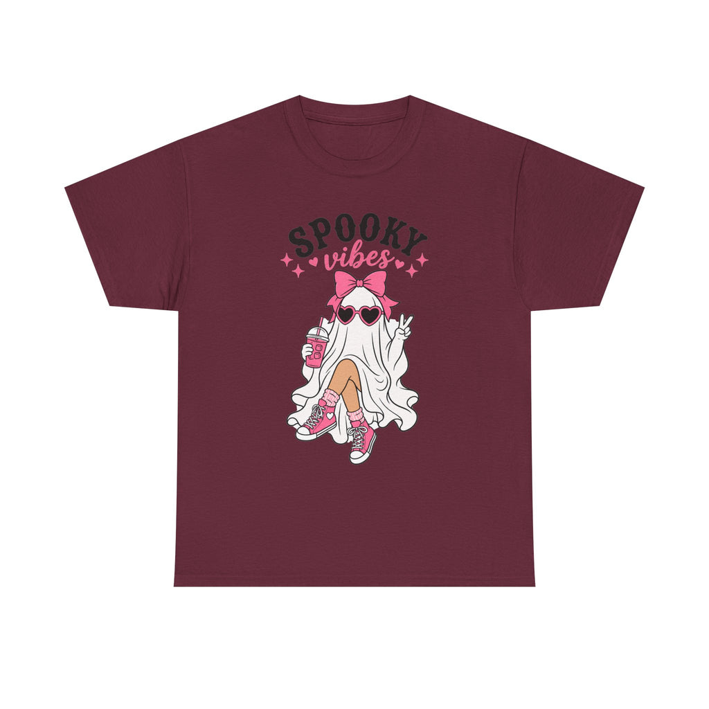 Spooky Vibes Unisex Heavy Cotton Tee
