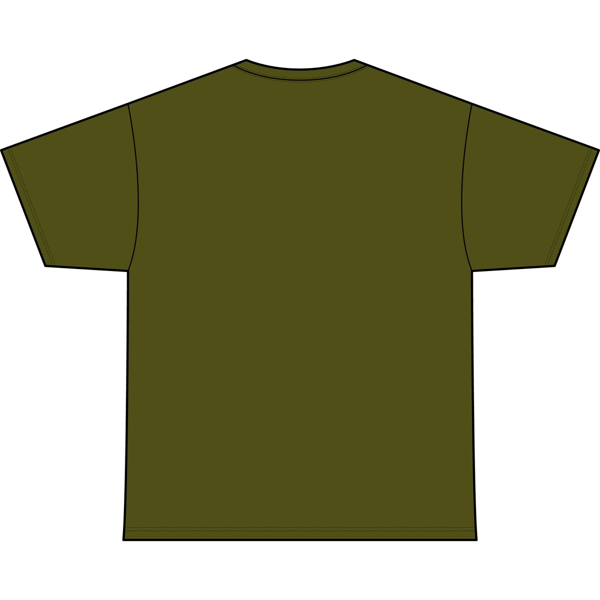 New Lex Camo Acid Wash Burnout T-Shirt