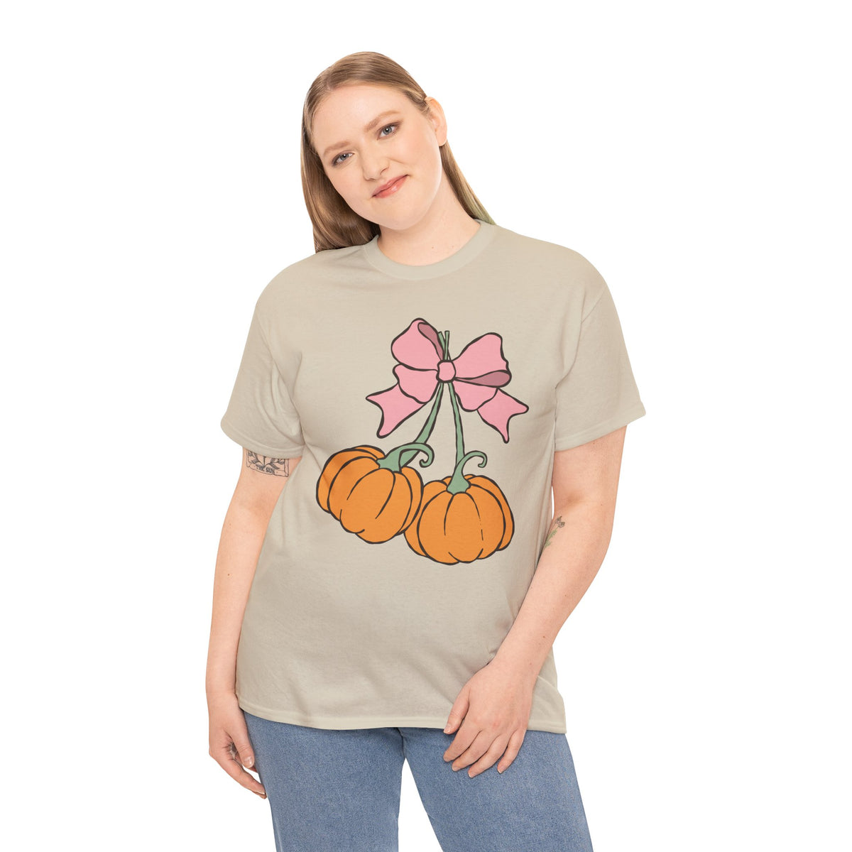 Pumpkin Girly Tee