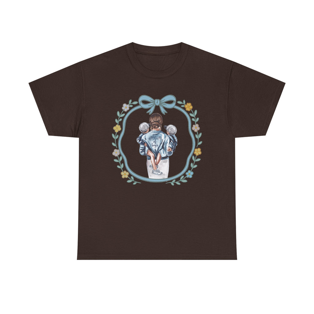Mom of Boys Unisex Heavy Cotton Tee