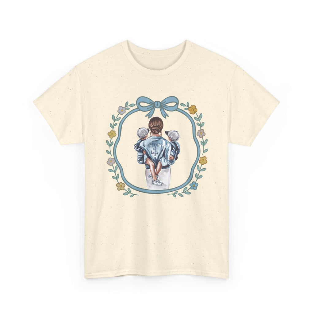 Mom of Boys Unisex Heavy Cotton Tee