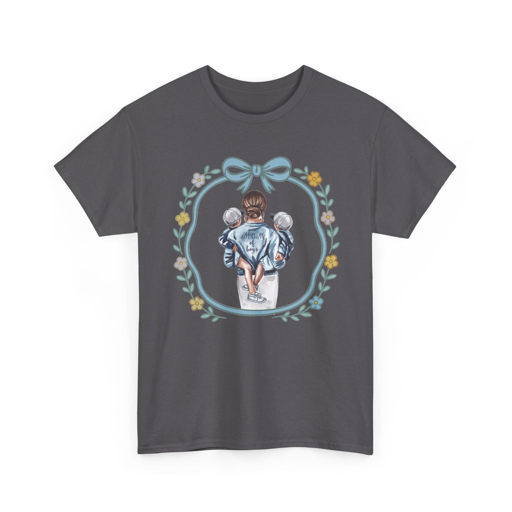 Mom of Boys Unisex Heavy Cotton Tee