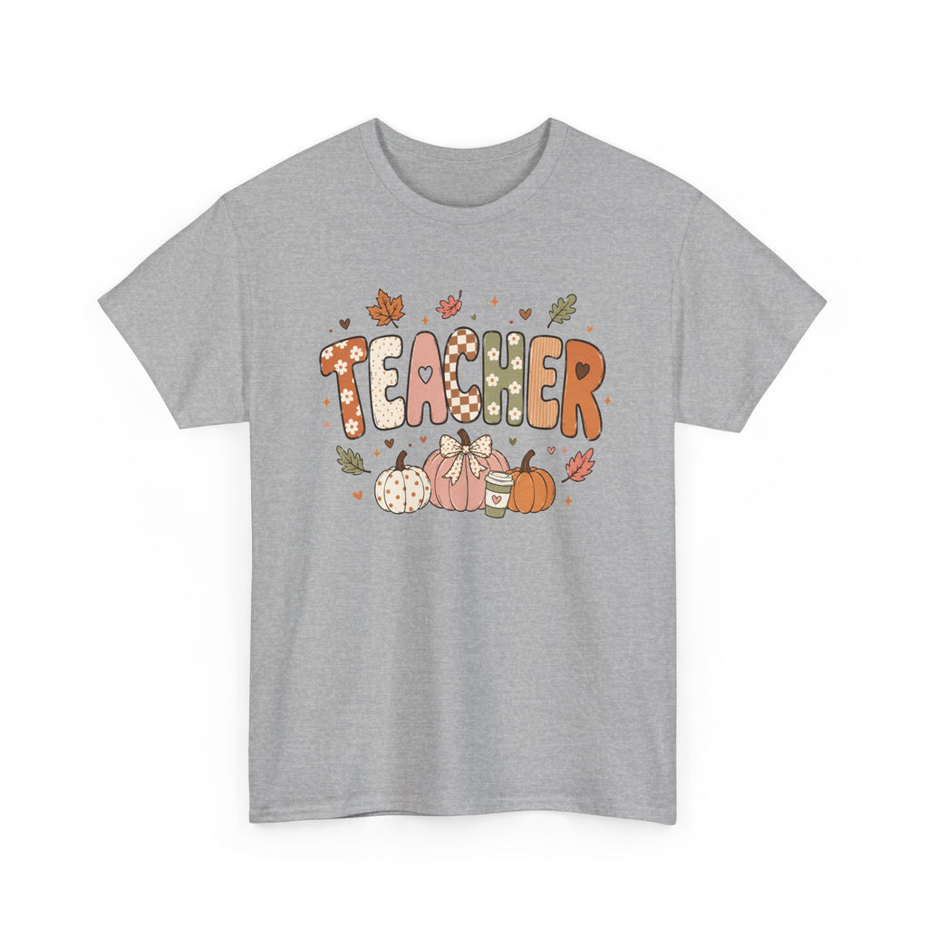 Teacher Fall Unisex Heavy Cotton Tee