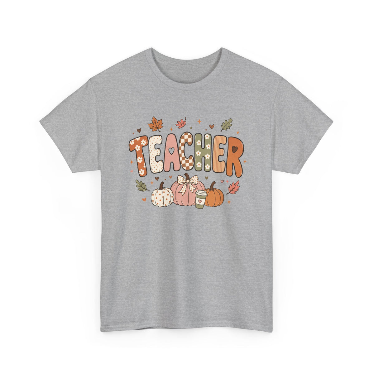 Teacher Fall Unisex Heavy Cotton Tee