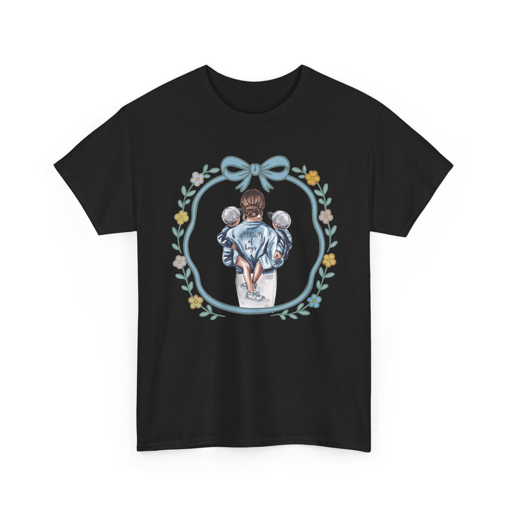 Mom of Boys Unisex Heavy Cotton Tee