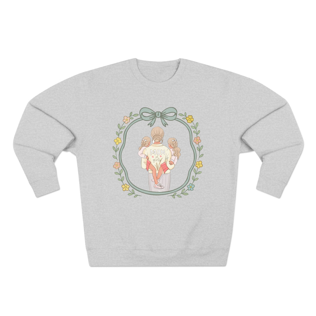 Unisex Girl Mom Crewneck Sweatshirt