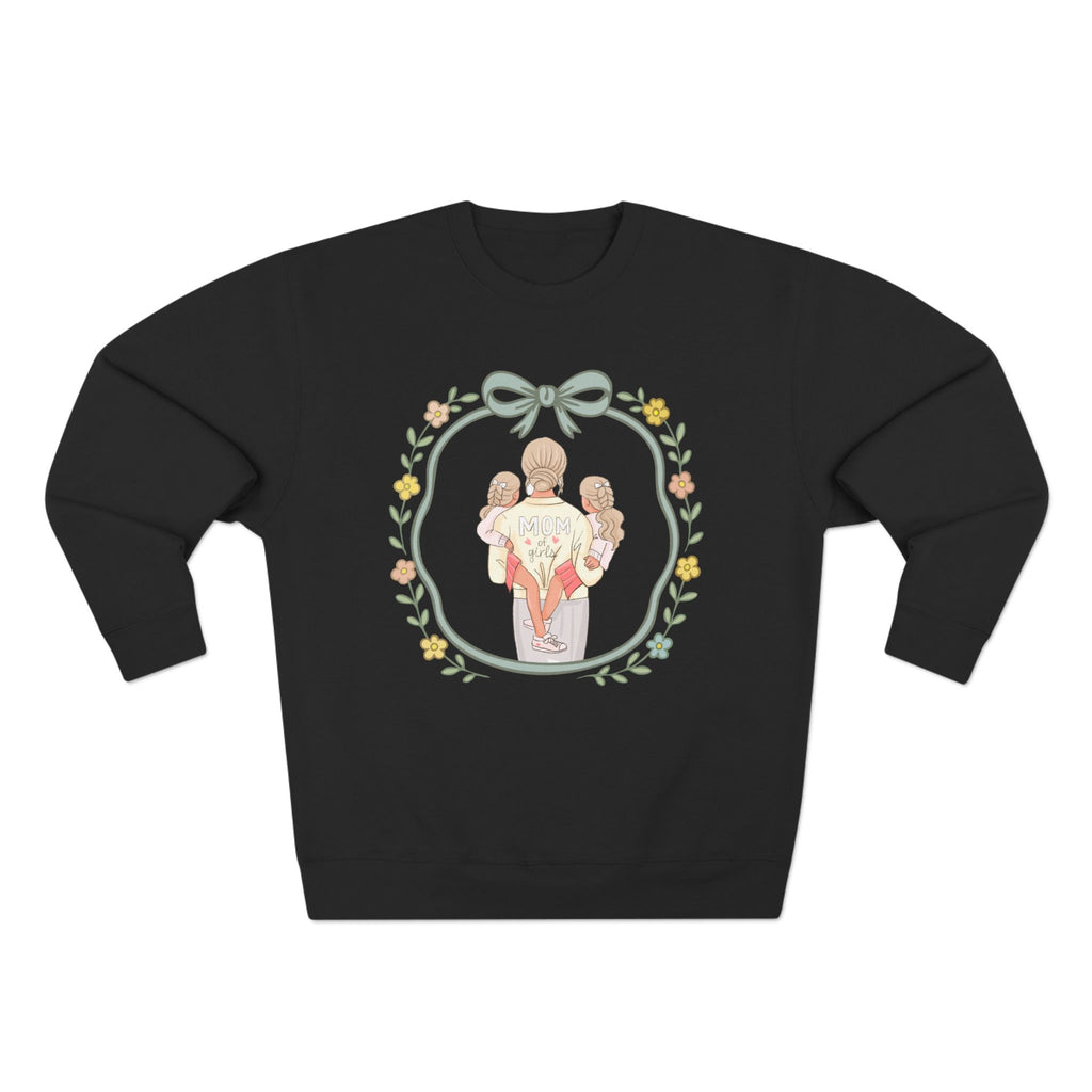Unisex Girl Mom Crewneck Sweatshirt