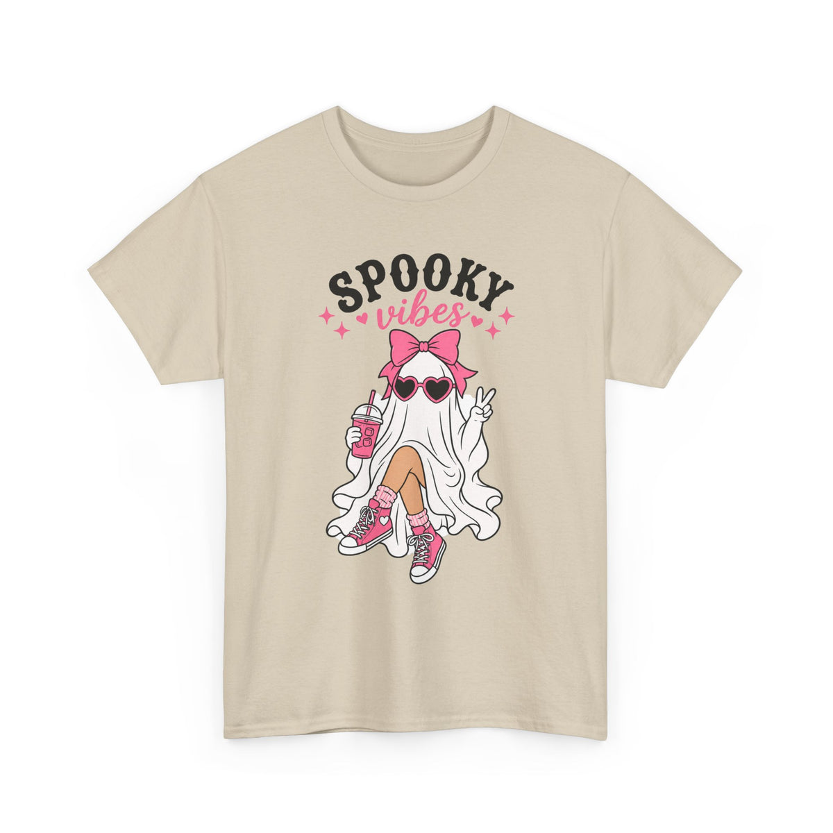 Spooky Vibes Unisex Heavy Cotton Tee