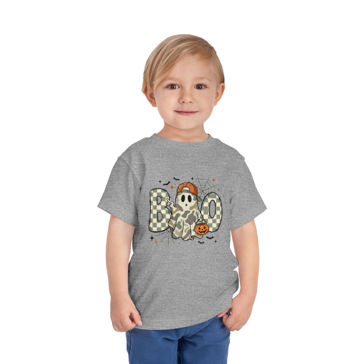 Boo Camo Ghost Toddler Tee