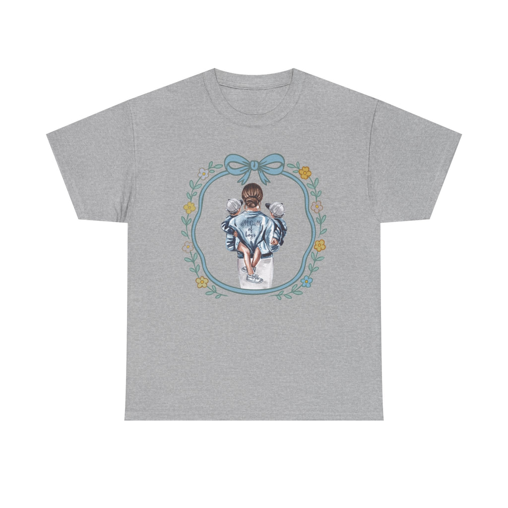 Mom of Boys Unisex Heavy Cotton Tee