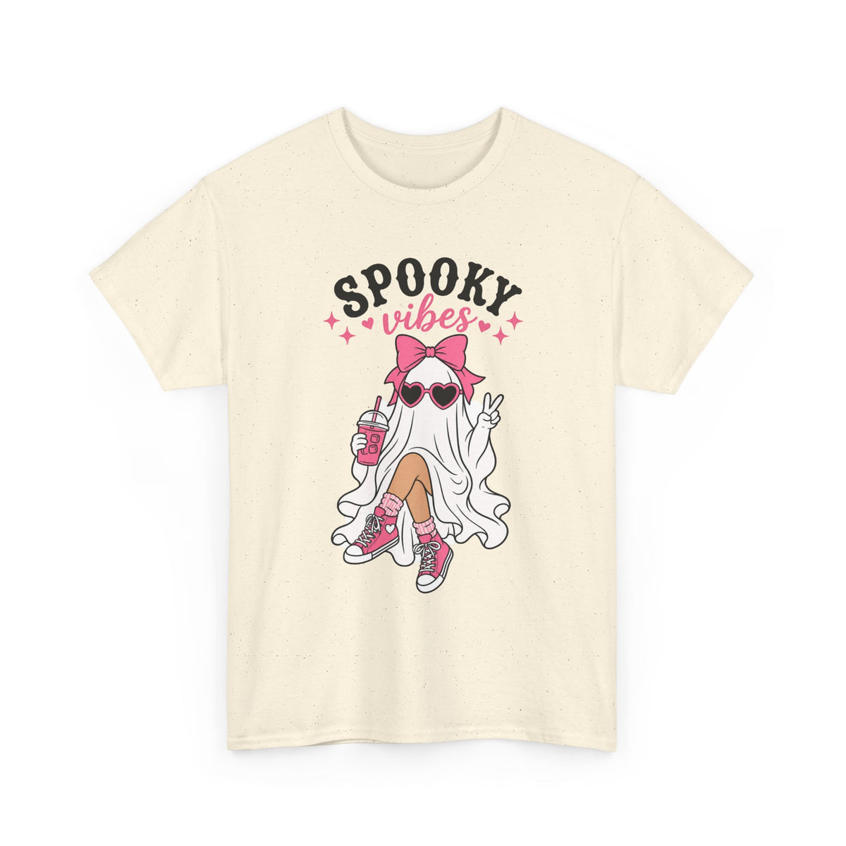 Spooky Vibes Unisex Heavy Cotton Tee