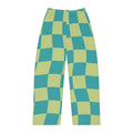 Women's Checkered Blue/Green Lounge Pants