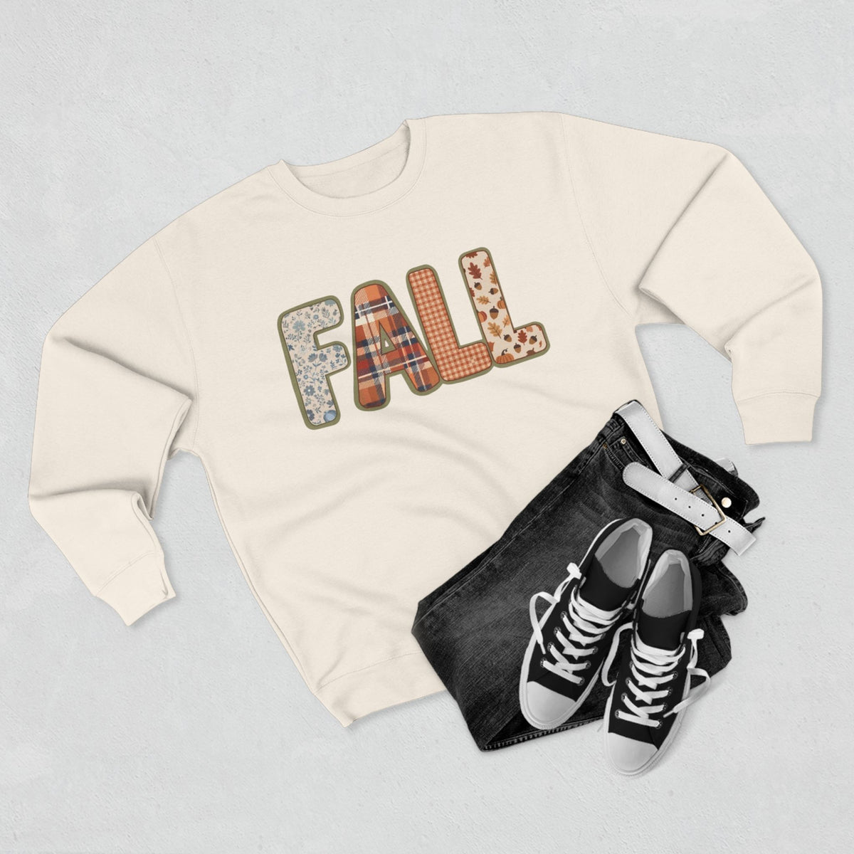 Stitched Look FALL Unisex Crewneck Sweatshirt