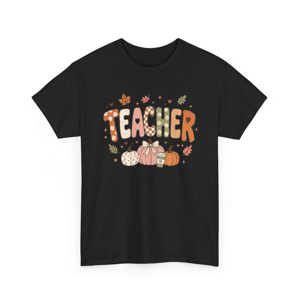 Teacher Fall Unisex Heavy Cotton Tee