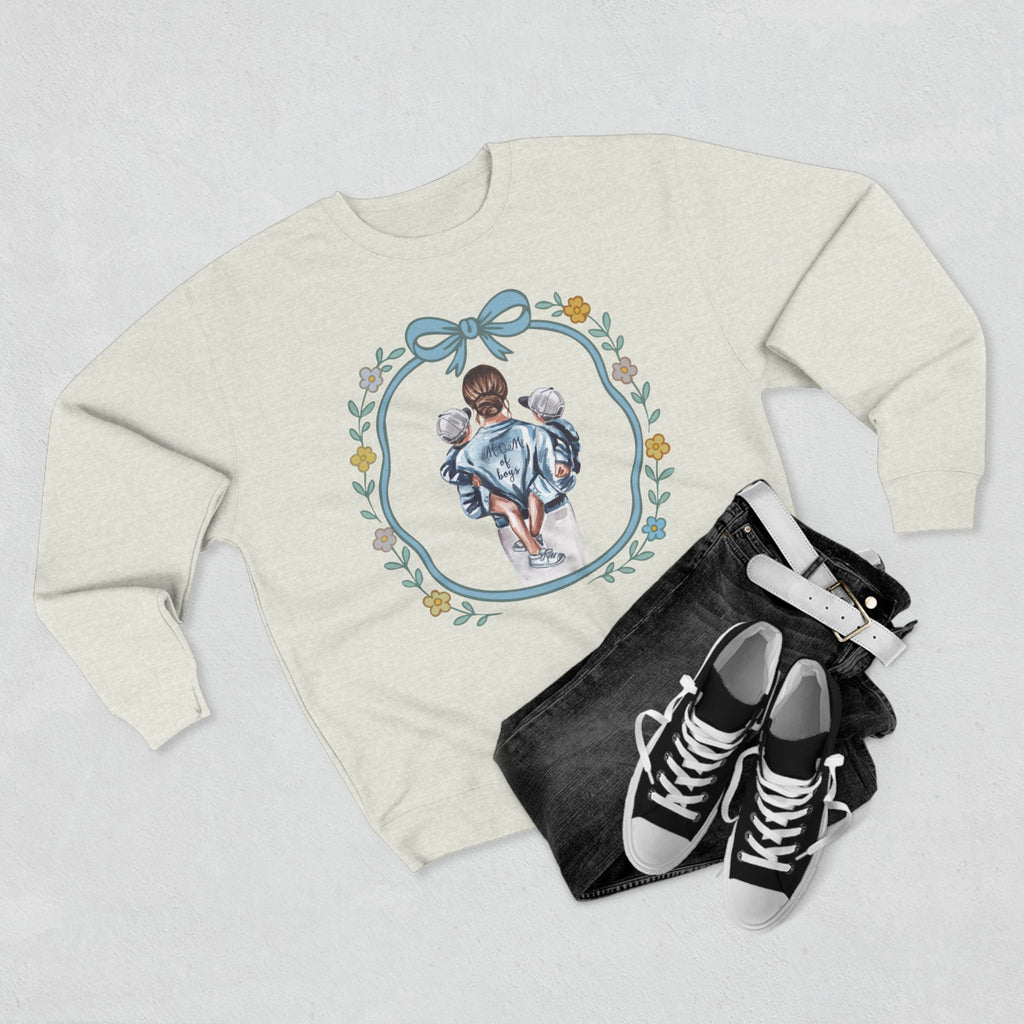 Mom of Boys Unisex Crewneck Sweatshirt