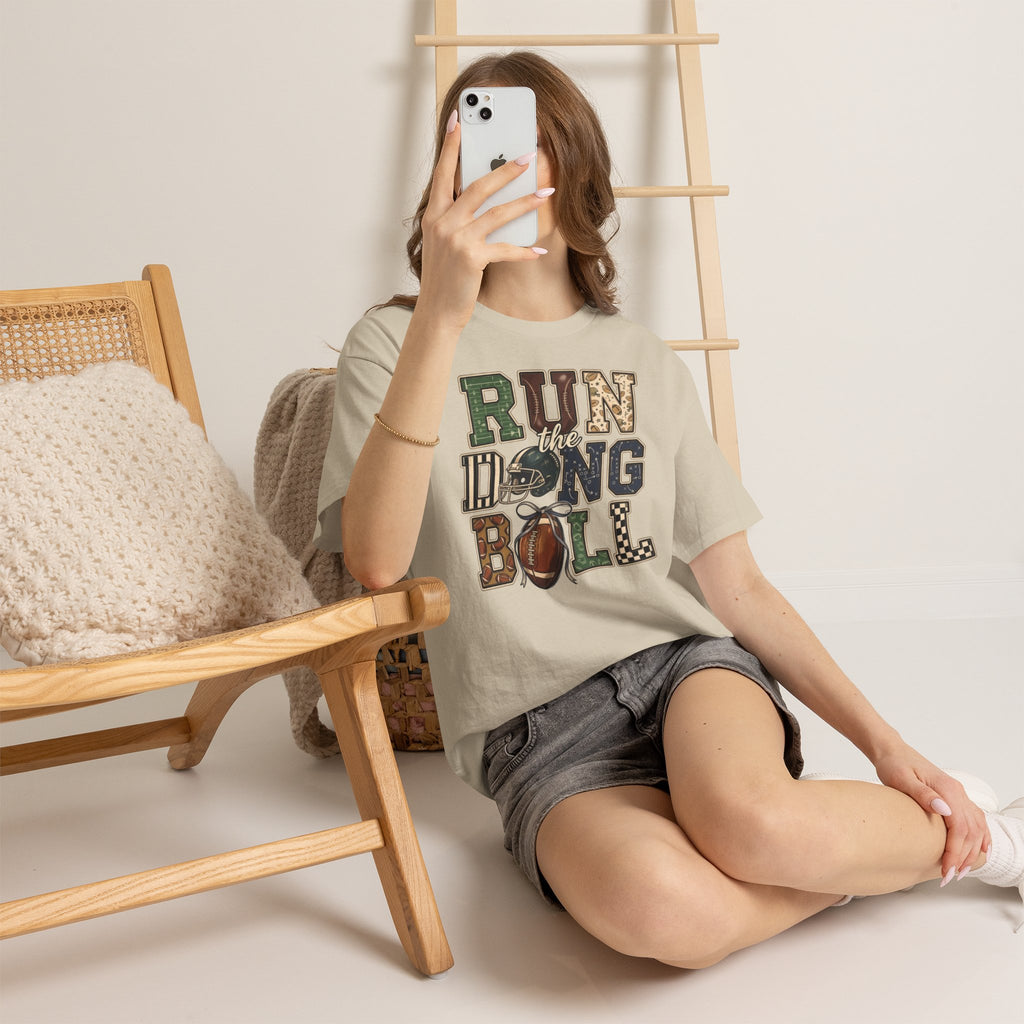 Run The Dang Ball Girly Tee