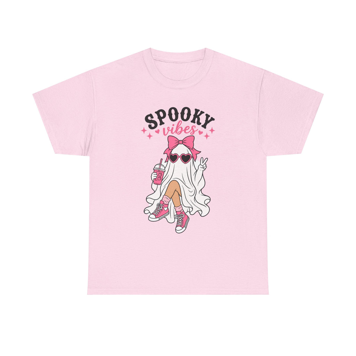 Spooky Vibes Unisex Heavy Cotton Tee