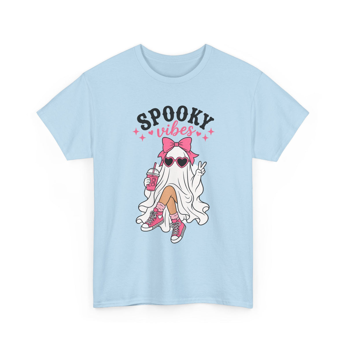 Spooky Vibes Unisex Heavy Cotton Tee