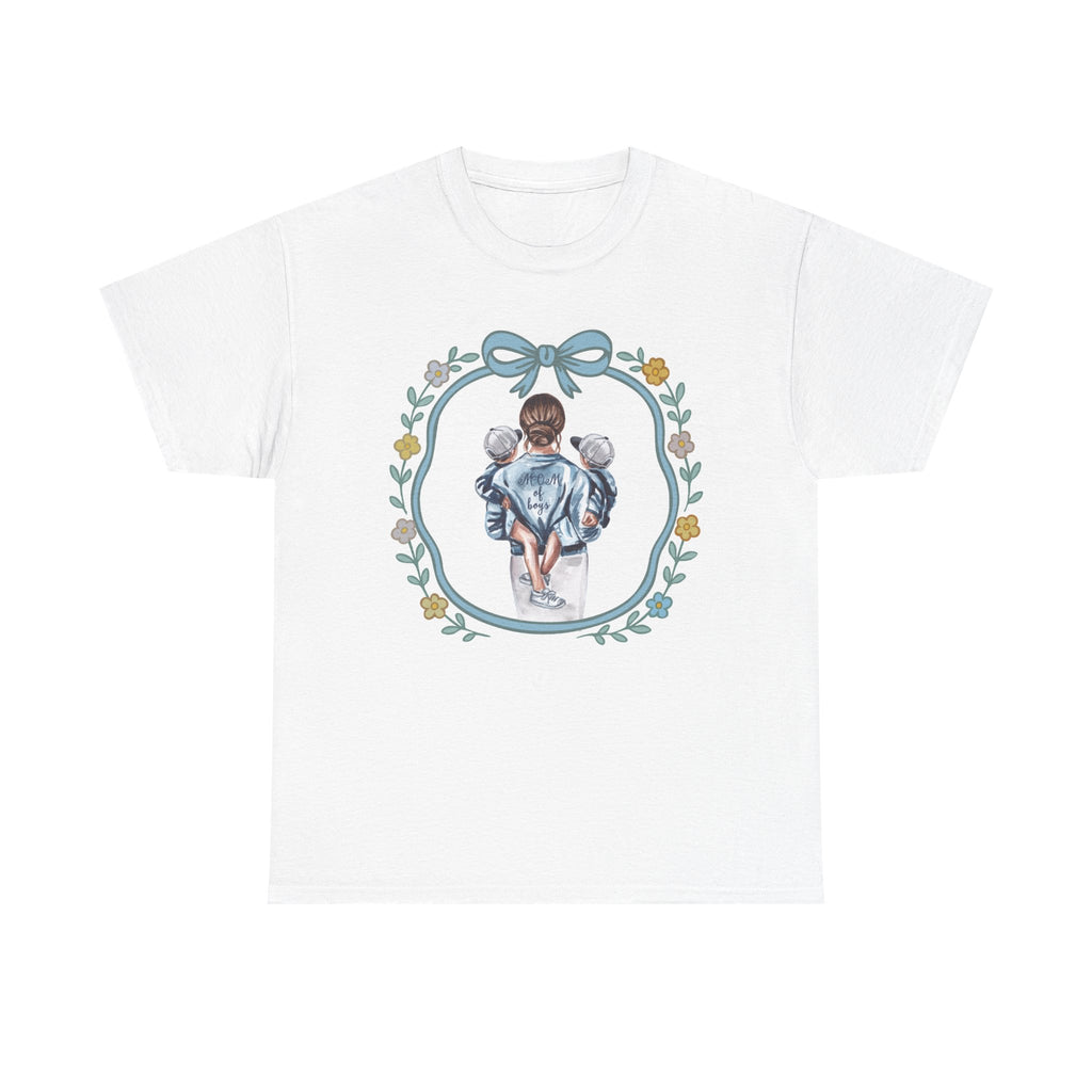 Mom of Boys Unisex Heavy Cotton Tee