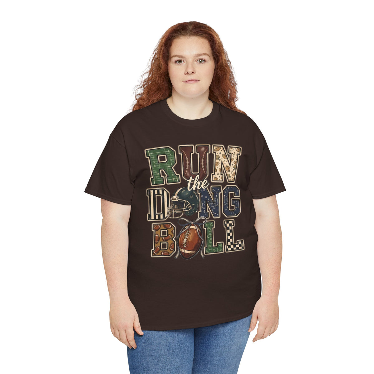 Run The Dang Ball Girly Tee