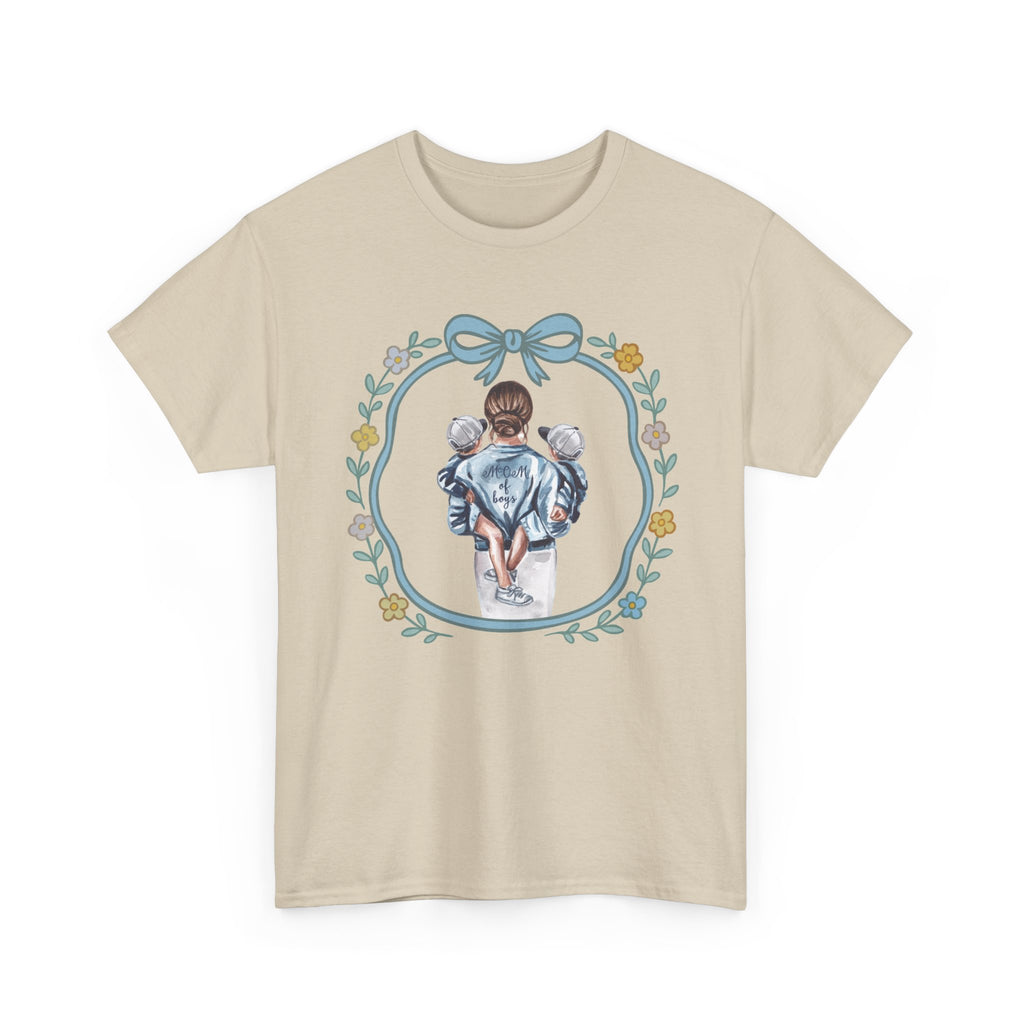 Mom of Boys Unisex Heavy Cotton Tee