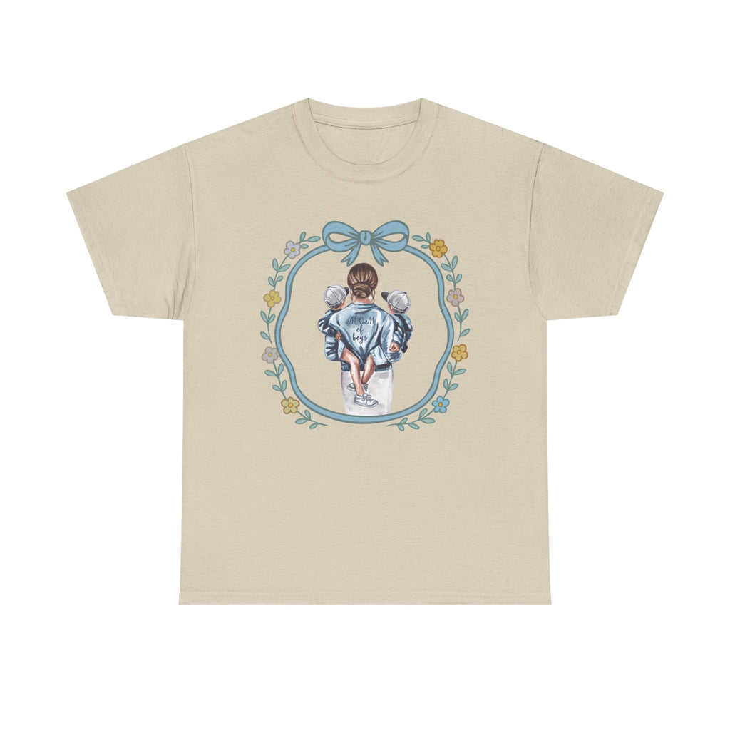 Mom of Boys Unisex Heavy Cotton Tee