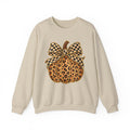 Leopard Print Pumpkin Crewneck Sweatshirt