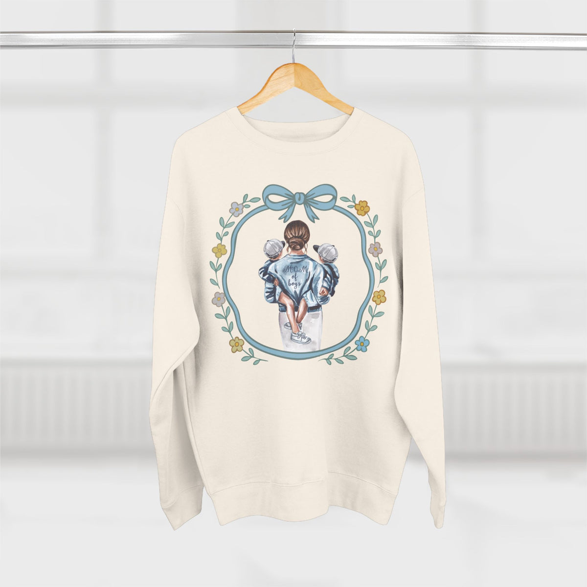 Mom of Boys Unisex Crewneck Sweatshirt
