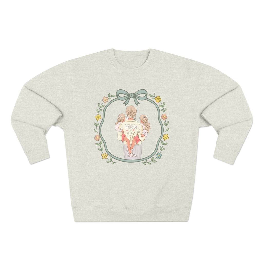 Unisex Girl Mom Crewneck Sweatshirt