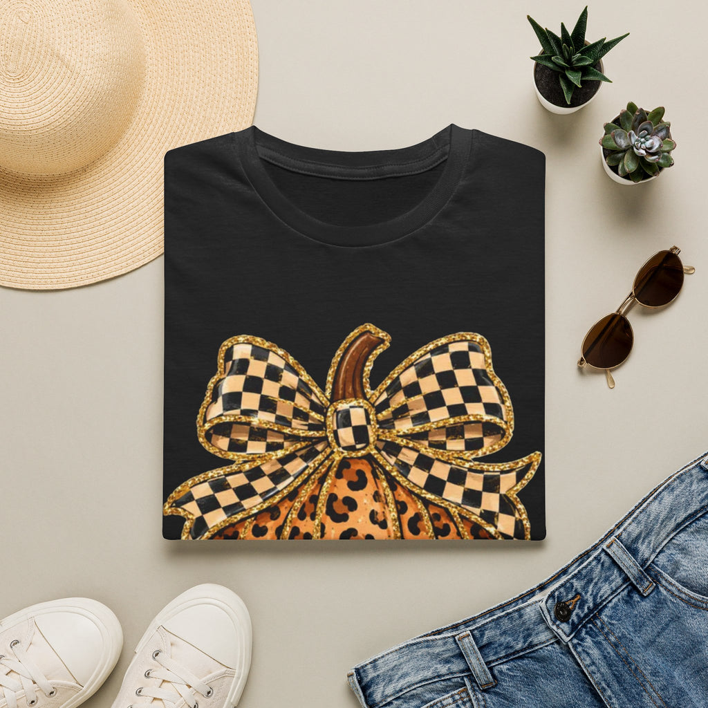 Checkered Style Pumpkin T-Shirt