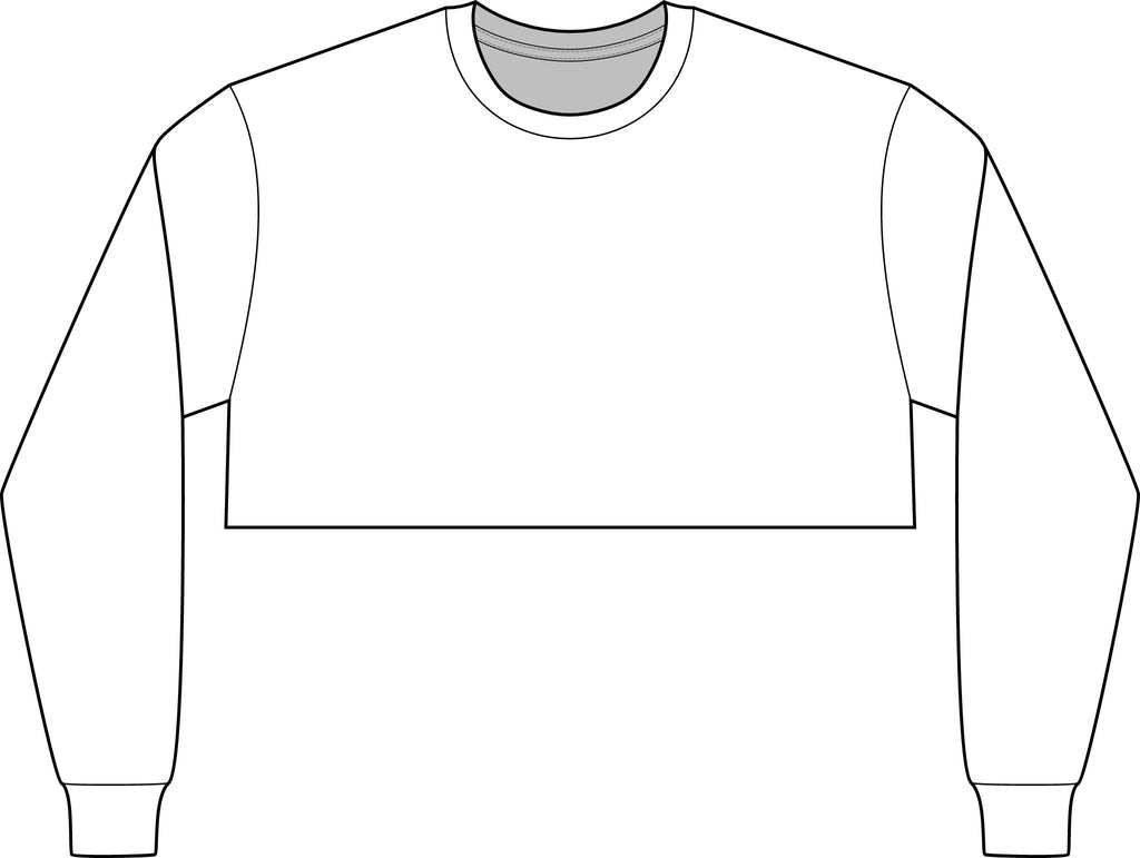 CROPPED New Lex One Women's FWD Fashion Crop Long Sleeve Tee
